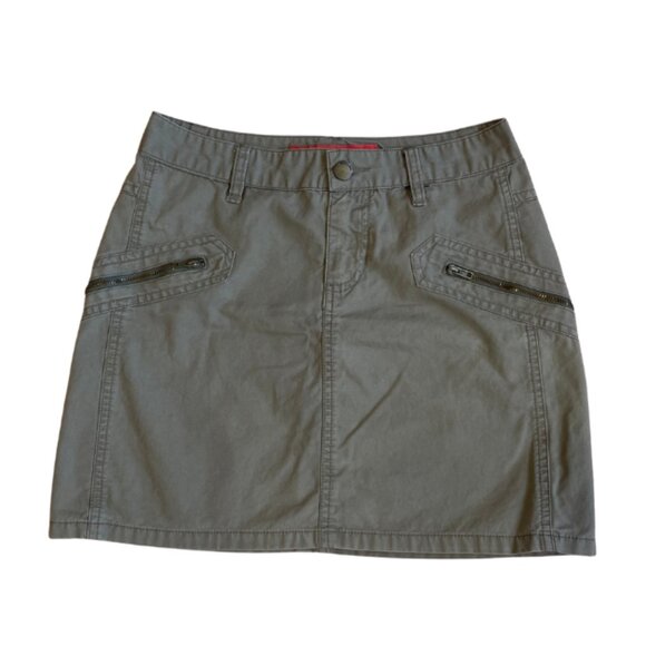 vintage 2000s mossimo khaki mini skirt size 3 (small) - Picture 1 of 8